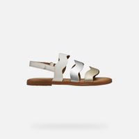 geox sandal karly nina blancoplateado