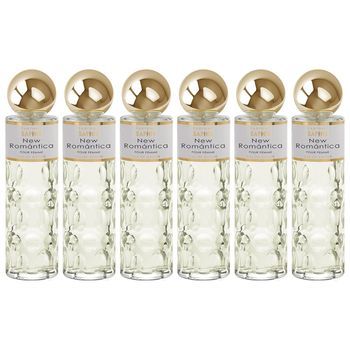 Pack De 6 Eau De Parfum Mujer Saphir New Romantica 200ml