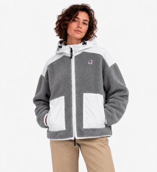 K-way para mujer. K7135LW Polar Angelique 4.0 Orsetto gris (M), Casual, Poliéster