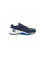 zapatillas de tenis wilson rush pro 40 clay frenchb hombre azulblanconavy