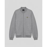 lyle  scott chaqueta de punto ml2569v cushioned interlock-z804 glacier grey para hombre