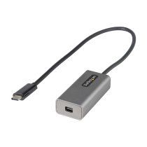 StarTech.com Adaptador USB C a Mini DisplayPort - Convertidor de VÃdeo USB Tipo C a mDP/Mini DP a 4K 60Hz - Compatible con Thunderbolt 3 - Cable de 30cm - VersiÃ³n Mejorada de CDP2MDP