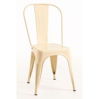 pack 6 sillas torix de acero reforzado 863636 cm - beige