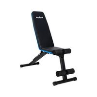 reinforced incline training bench with leg lock rebel active