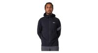 chaqueta ligera de manga larga rapha trail negro gris