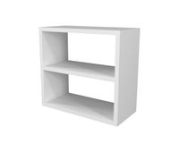 estanteria de cocina hjo 2 niveles aglomerado 40 x 44 x 20 cm blanco encasa