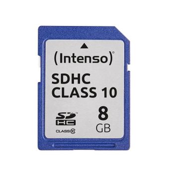Tarjeta SDHC Intenso 3411460 8 GB Clase 10 25 MB/s Resistente Negra
