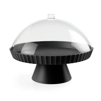 Pedestal con campana y clavijero de polipropileno negro