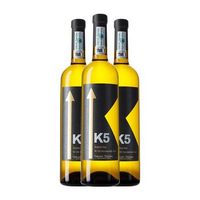 k5 vino blanco sobre lias getariako 75 cl 15 vol pack de 3 unidades