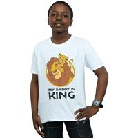 disney tops y camisetas the lion king my daddy is king para nino