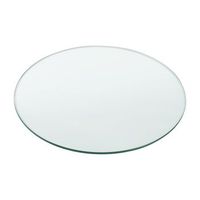 neuhaus tablero de vidrio para mesa de centro - para mesa de comedor - placa inferior para chimenea - vidrio templado de forma redonda - o 900 x 8 mm