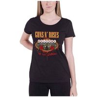 guns n roses camiseta ro1460 para mujer