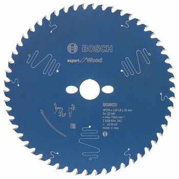 Bosch Professional 2608644342 - Disco De Sierra Circular Csb Expert Madera: 254x30x54d Pos