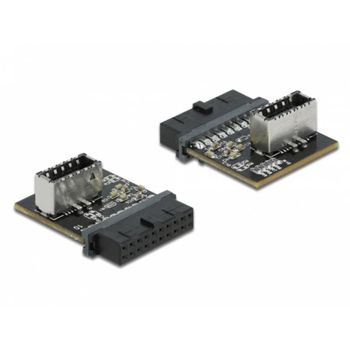 Adaptador DeLOCK USB 3.0 de Cabezal de Pines Hembra a Clave A Hembra Interna