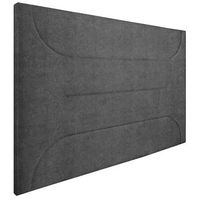 cabecero tapizado jade cabezal acolchado  tapizado en teijdo alta gama acuaqulin antimanchas  color marengo  medida 155x110x5cm cama 150160 cm