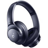 auriculares soundcore q20i con cable bluetooth 50 cancelacion de ruido azul