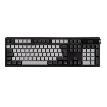 Teclado Mecánico Inalámbrico ISO-DE EPOMAKER TH108 PRO, Diseño Alemán QWERTZ de Tamaño Completo, Cableado/Bluetooth/2.4Ghz, con Pantalla y Botón