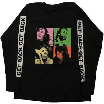 The Beatles Camiseta manga larga Get Back Studio Shots para mujer