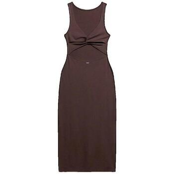 Superdry Vestido largo Robe Midi Sans Manches Twist Back para mujer