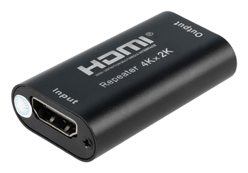 REPETIDOR NANO CABLE HDMI A/H - A/H NEGRO
