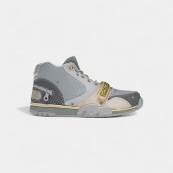 Nike Zapatillas altas Air Trainer 1 SP Travis Scott Grey Haze para hombre