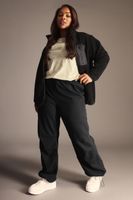 yours vaqueros parachute negros en algodon mujer curvy y tallas grandes yours
