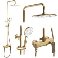 conjunto de ducha rea avalon gold brush