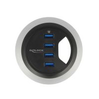 hub delock 4 puertos 5000 mbits modelo 62868 usb 32 gen 1 sobremesa