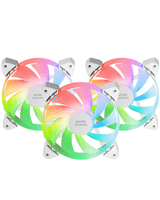 kit 3xventilador interno argb mars gaming mf-3a kit blanco 12x12cm argb rainbow