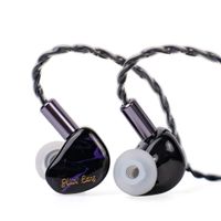 linsoul kiwi ears cadenza iem auriculares controlador dinamico de berilio de 10 mm cable de cobre trenzado de 4 nucleos con terminacion de un solo extremo