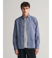 gant para hombre 3000202 camisa oxford slim fit azul m casual algodon clasico manga larga