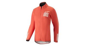 Chaqueta alpinestars stella descender mujer rojo   blanco