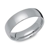 anillo de acero inoxidable mate 6mm