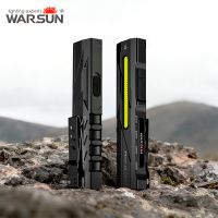 warsun linterna led de llavero warsun t9pro 1500lm mini linterna portatil de bolsillo con iman luz de trabajo