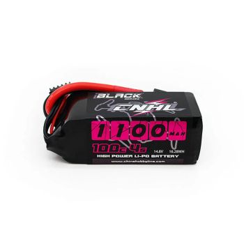 Batería LiPo CNHL Black Series 14.8V 1100mAh 100C 4S con enchufe XT60 para Drone RC Carreras FPV