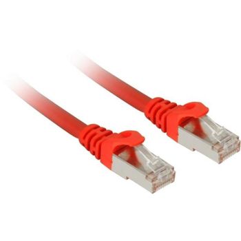 Cable de red Sharkoon Cat.7 S/FTP RJ-45 7,5 metros rojo