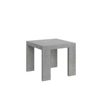 mesa extensible 90x90246 cm roxell cemento