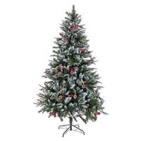 arbol de navidad nevado de 150 cm lolahome