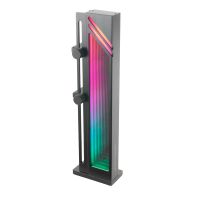 mars gaming mca-gcb soporte para tarjeta grafica argb compatibilidad universal negro