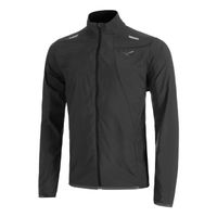 mizuno tech light chaqueta para correr hombres-negro
