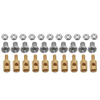 Conectores de varilla de empuje ajustables de 1,3 mm 1,8 mm 2,1 mm 2,5 mm 3,1 mm Parada de enlace para aviones RC