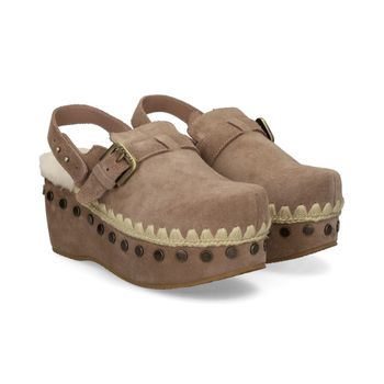 Mou Zuecos Mujer - Gris Talla 38