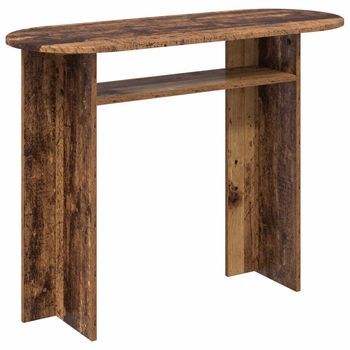 Mesa Consola Madera Envejecida 100 X 39,5 X 75 Cm Vidaxl