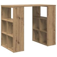 escritorio  mesa de trabajo roble artesanal 90 x 50 x 75 cm madera de ingenieria