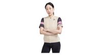 maillot manga corta craft mujer core endur beige negro