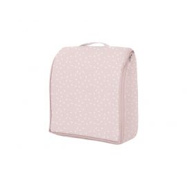 Cama portátil con espuma viscoelástica 2en1 Confetti Rosa