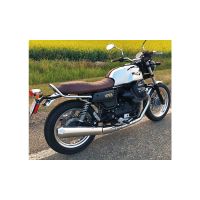 silenciador de escape moto guzzi v 7 ie iii mistral par conico