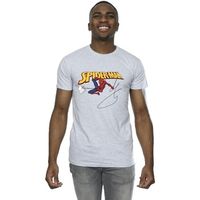 marvel camiseta with a book para hombre