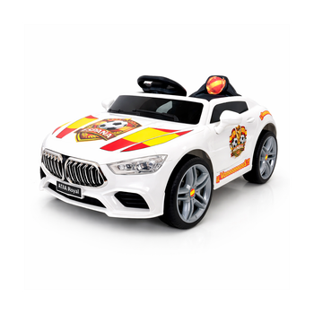 Coche Eléctrico Mundial De Fútbol España Blanco
