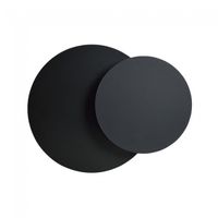 aplique de pared aura negro